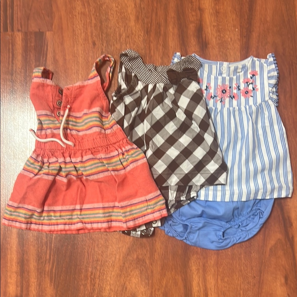 Set of Three Baby Dresses